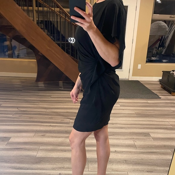 Allen Schwartz Privé Black Cocktail Dress - Picture 7 of 8